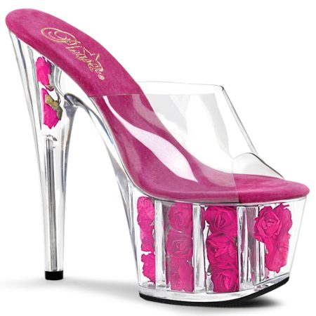 Zapatilla Pleaser Adore Flores Rosas