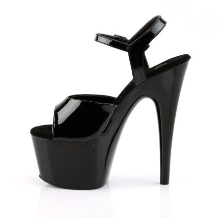 Zapatilla Pleaser Adore Negra Charol - Imagen 3