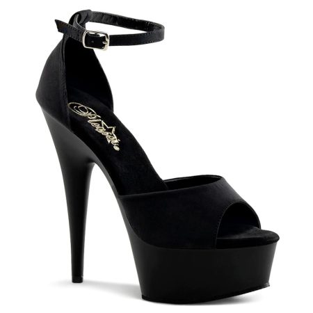 Zapatilla Pleaser Delight Negra Mate - Imagen 1
