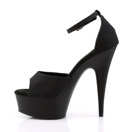 Zapatilla Pleaser Delight Negra Mate - Imagen 3