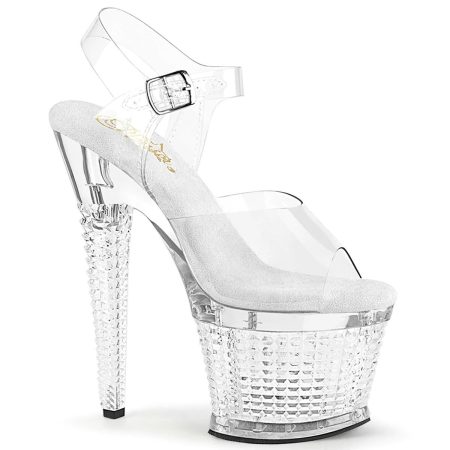 Zapatilla Pleaser Spectator Transparente - Imagen 1