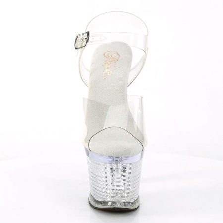 Zapatilla Pleaser Spectator Transparente - Imagen 2