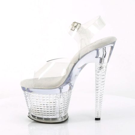 Zapatilla Pleaser Spectator Transparente - Imagen 3