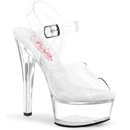 Zapatilla Pleaser Gleam Transparente
