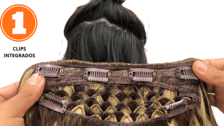 Extensión  Alisson 18" Sintéticas Tonos Rojizos - TRY NOW - Imagen 2