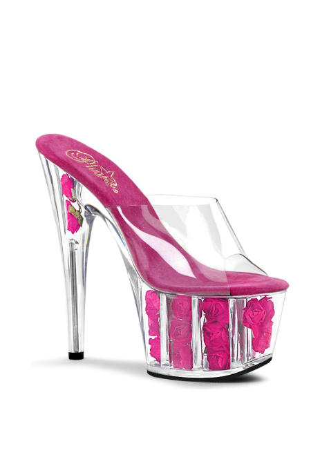 Zapatilla Pleaser Adore Flores Rosas