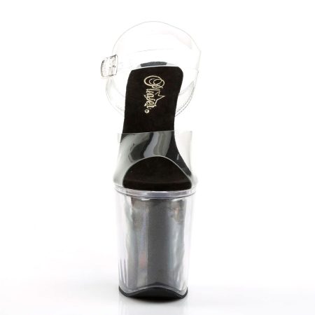 Zapatilla Pleaser Xtreme Glitter Negro - Imagen 2