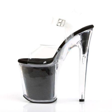 Zapatilla Pleaser Xtreme Glitter Negro - Imagen 3