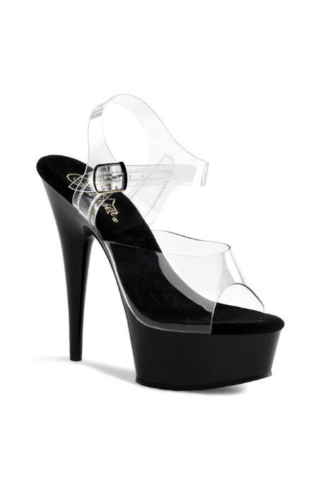 Zapatilla Pleaser Delight Negra