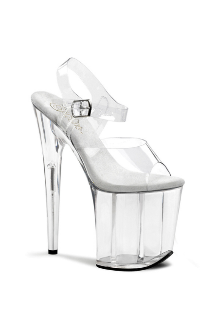 Zapatilla Pleaser Flamingo Transparente