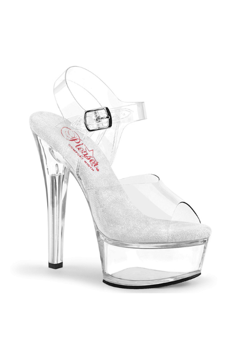 Zapatilla Pleaser Gleam Transparente