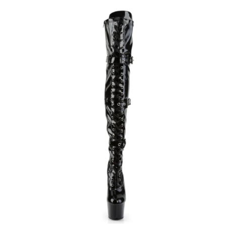 Bota Alta Pleaser Adore Hebilla Charol - Imagen 2