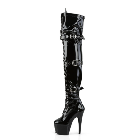 Bota Alta Pleaser Adore Hebilla Charol - Imagen 3