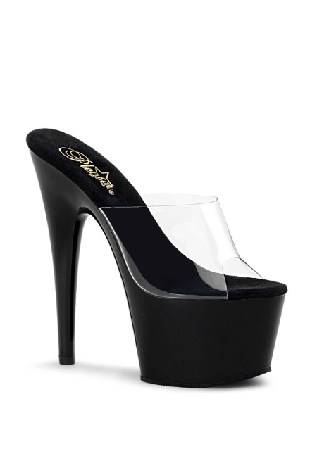 Zapatilla Pleaser Adore Negro Sin Correa