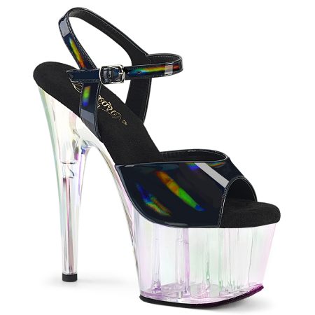 Zapatilla Pleaser Adore Negra Tornasol - Imagen 1
