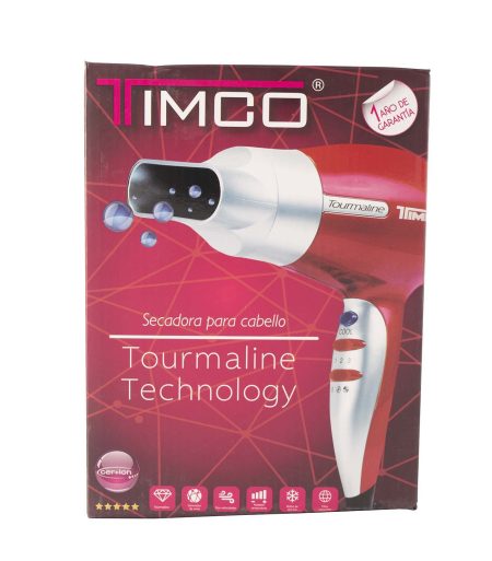 Secadora CT-1600 Tourmaline con Boquilla - TIMCO - Imagen 2