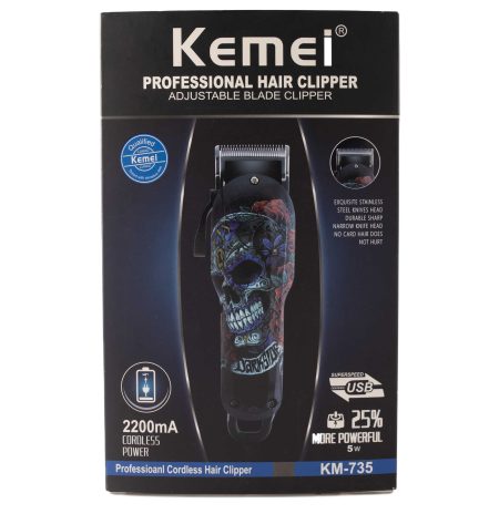 Máquina Recortadora KM-735 Profesional - KEMEI - Imagen 2