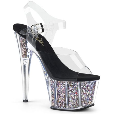 Zapatilla Pleaser Adore Multicolor Glitter