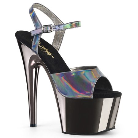 Zapatilla Pleaser Adore Negra Holográfica - Imagen 1