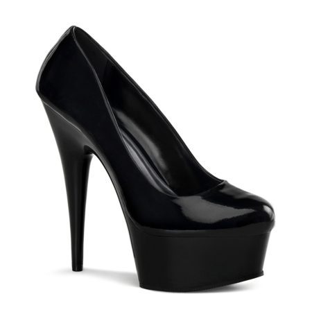 Zapatilla Pleaser Delight Negra sin Correa