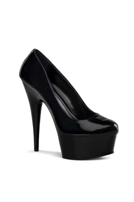 Zapatilla Pleaser Delight Negra sin Correa