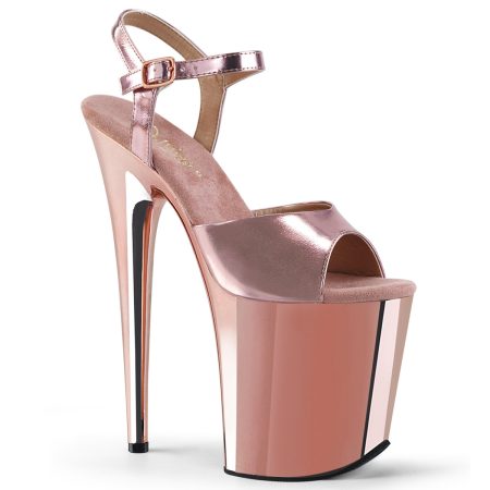 Zapatilla Pleaser Flamingo Oro Rosa - Imagen 1