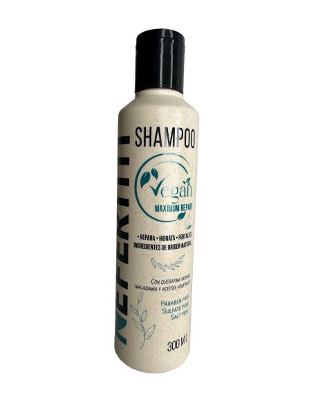 Shampoo Vegan Máxima Reparacion 300ml - NEFERTITI - Imagen 1
