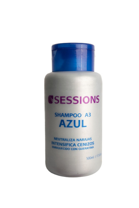 Shampoo Matizador Azul 500ml - SESSIONS