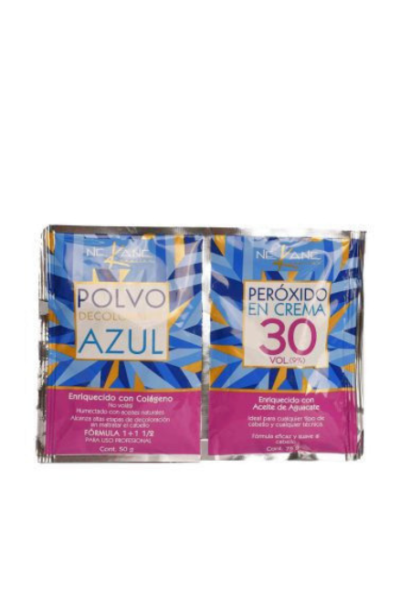 Duo Decolorante 50g + Peroxido 30Vol - NEKANE