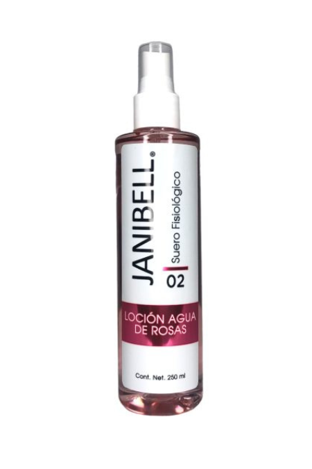 Loción Agua de Rosas 250ml - JANIBELL