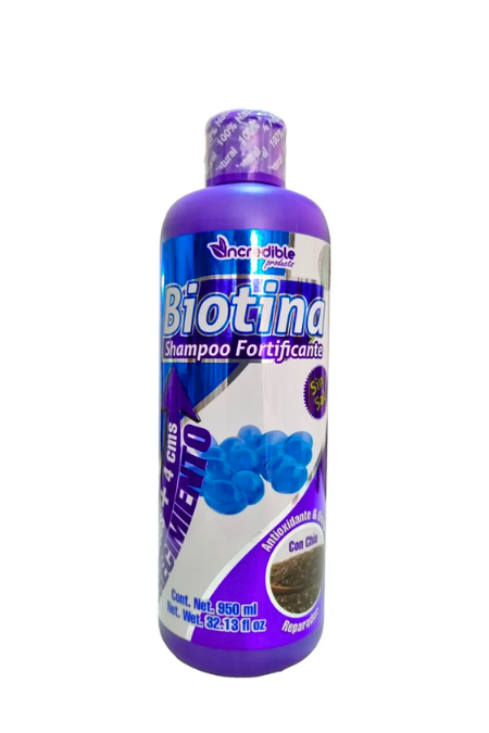Shampoo Fortificante de Biotina 950ml - INCREDIBLE