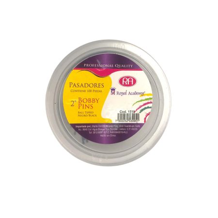 Pasador Negro 2" con 100pzs - ROYAL ACADEMY - Imagen 1