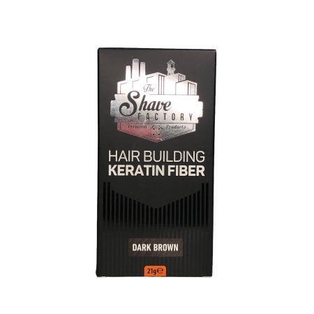 Fibra Capilar Dark Brown 21g   - The Shaver Factory. - Imagen 1