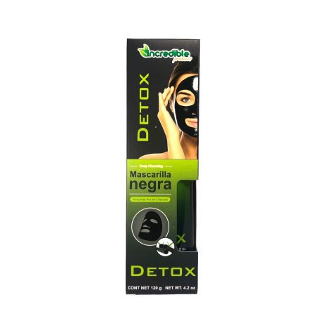 Mascarilla Negra Detox 120g - INCREDIBLE
