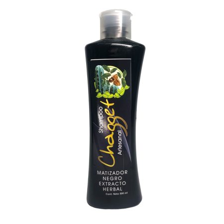 Shampoo Matizador Herbal Negro 500ml - CHAGGET - Imagen 1