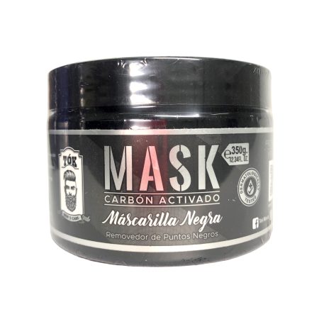 Mascarilla Negra Carbón Activado 350g - TOK MEN´S CARE