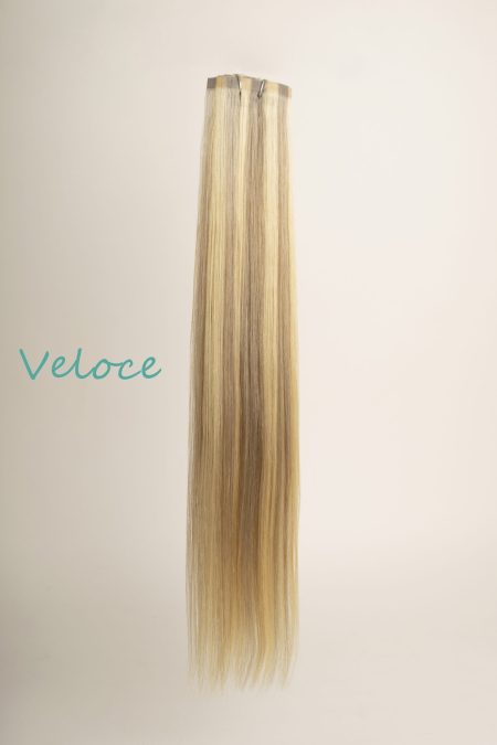 Extensión Natural Clips Invisible 22" Tonos Rubios - VELOCE