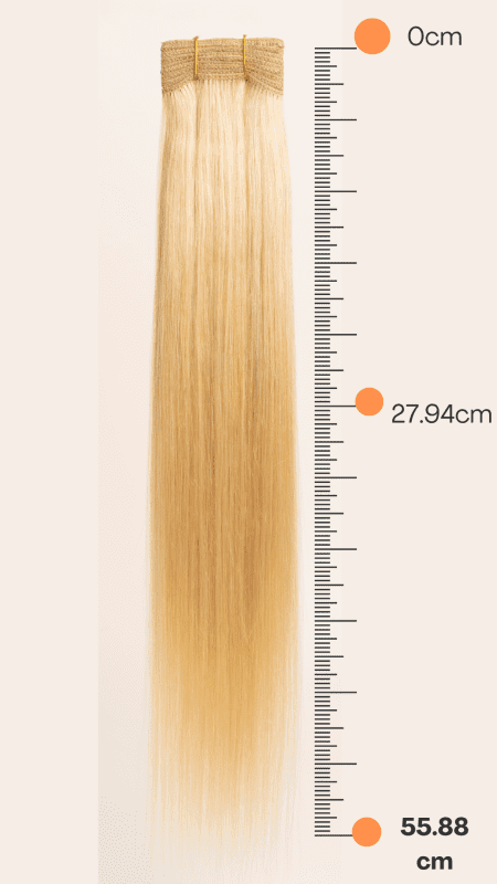 Extensión de Cabello Natural 22" Tonos Rubios - JAZZ SILKY - Imagen 2