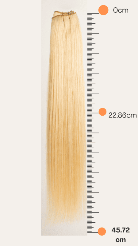 Extensión de Cabello Natural 18" Tonos Rubios - PH5 - Imagen 2