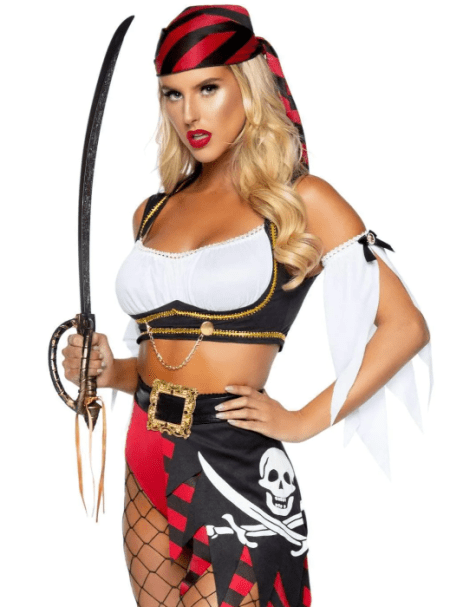 Disfraz Sexy para Mujer de  Pirata. - Imagen 1