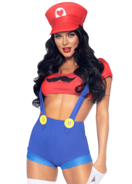 Disfraz Sexy para Mujer Mario Bross. - Imagen 1