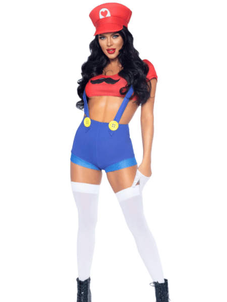 Disfraz Sexy para Mujer Mario Bross. - Imagen 3