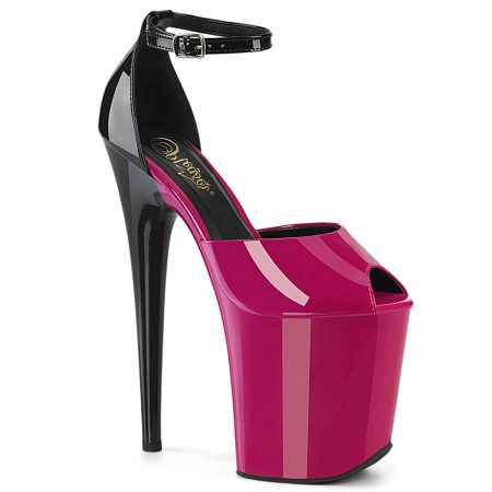 Zapatilla Pleaser Flamingo Fuxia / Negro - Imagen 1