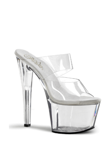 Zapatilla Pleaser Sky Sandalia Transparente