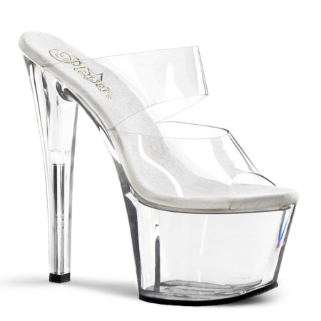 Zapatilla Pleaser Sky Sandalia Transparente