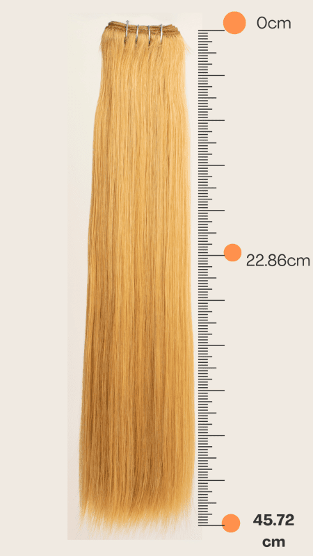 Extensión de Cabello Natural 18" Tonos Rubios - 101 - Imagen 2
