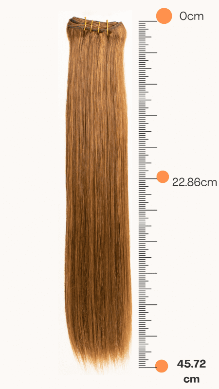 Extensión de Cabello Natural 18" Tonos Rubios - 909 - Imagen 2