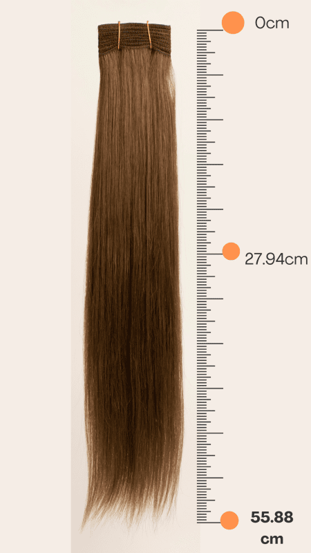 Extensión de Cabello Natural 22" Tonos Bases - JAZZ SILKY - Imagen 2