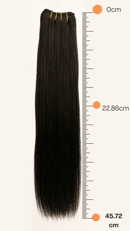 Extensión de Cabello Natural 18" Tonos Castaños - 909 - Imagen 2