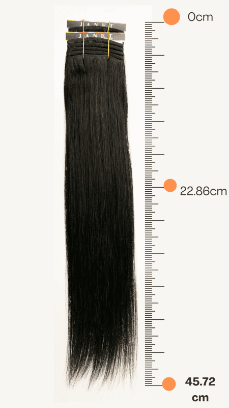 Extensión de Cabello Natural 18" Tonos Castaños - JANET - Imagen 2